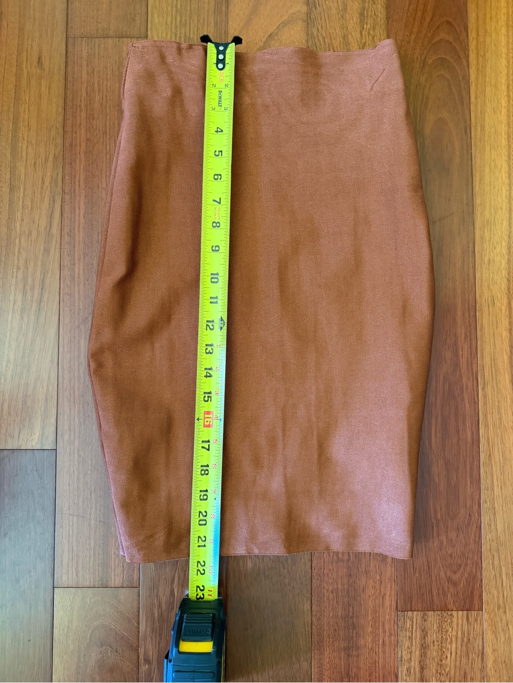 WOW couture Bandage Style Rust Colored Pencil Skirt